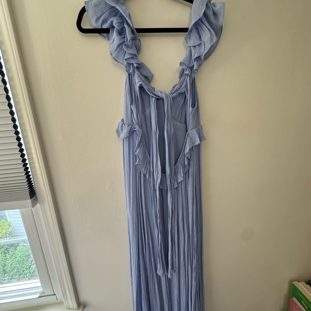 LAWLESS Light Blue Ruffled Dress - Picture 3 of 4